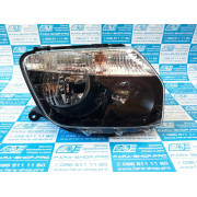 RENAULT DUSTER 2010- фара передняя правая (4WD, черная маска) 676512098